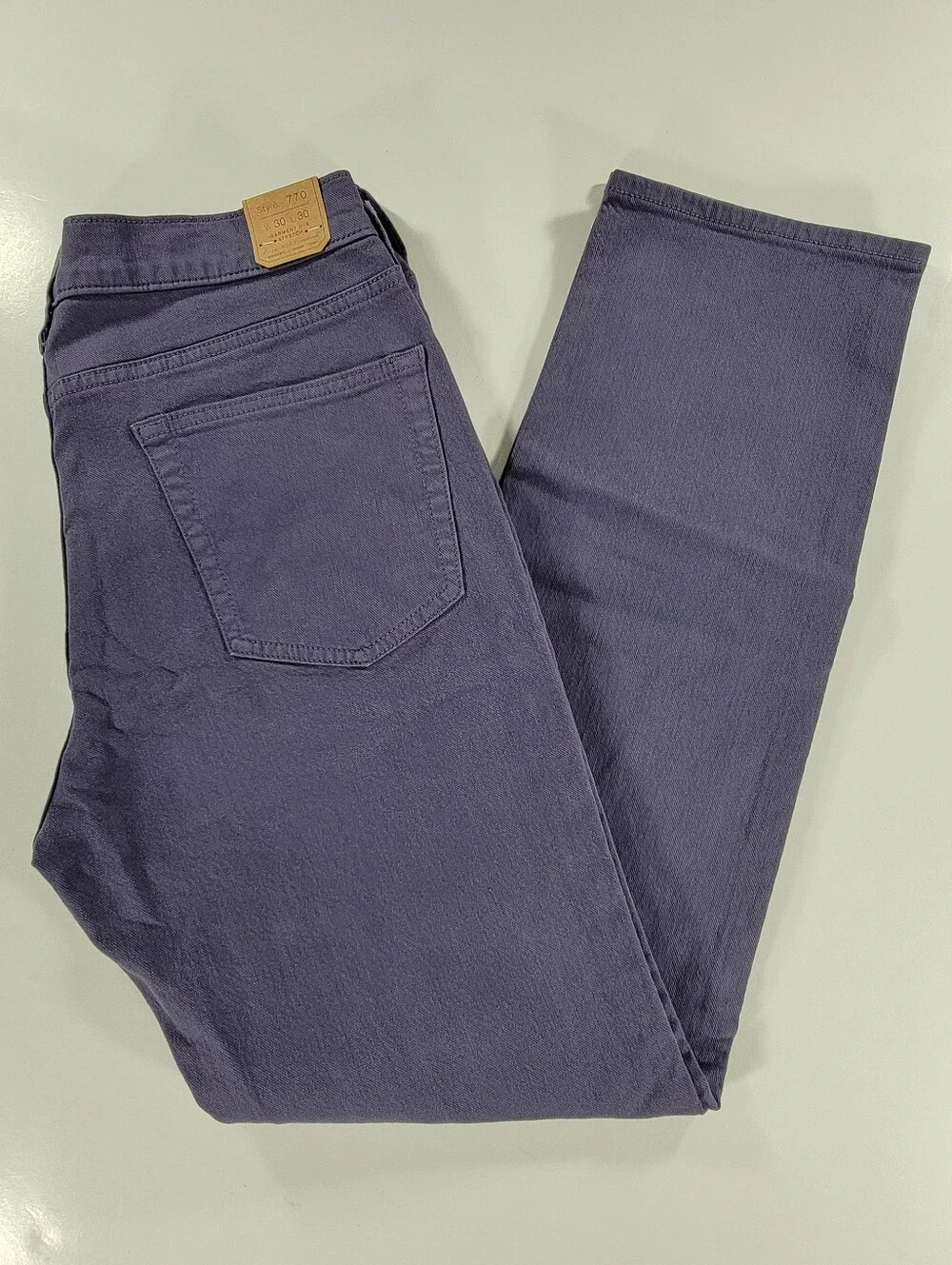 NEW J. Crew Men's 770 Straight Fit Stretch Jeans Gray Blue 30X30 NWT Denim